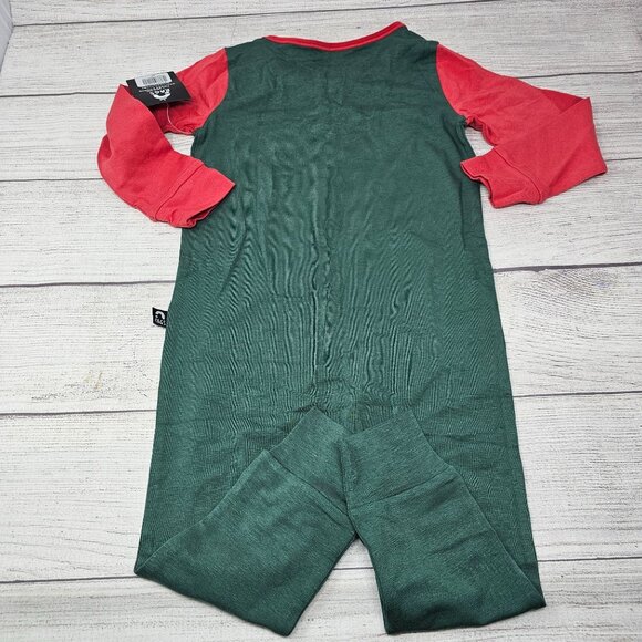 NWT Rags To‎ Raches Toddler Boy Xmas Skeleton Romper Size 2T - Picture 5 of 6